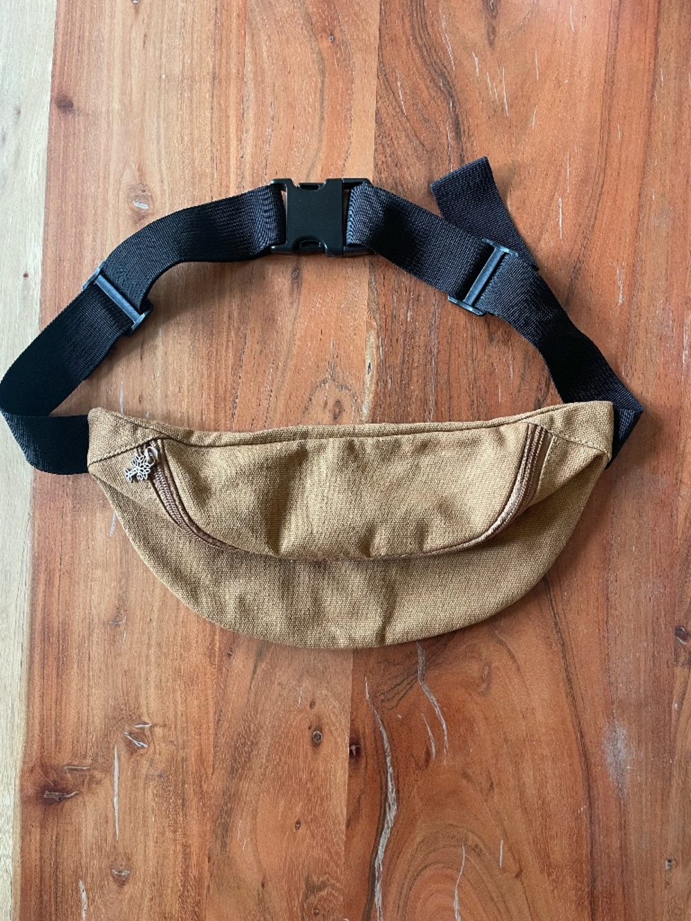 Oak And Reed Camel Canvas Belt Bag with Buckle Strap - NWOT